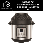 Instant Pot 11-IN-1 Smart Cooker Duo Crisp + Air Fryer - 8L