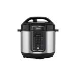 Midea 8L Pressure Cooker Black & Silver