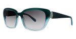 Wang Gradient Frame Sunglasses For Women In Teal - Teal