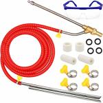 Pressure Washer Sandblasting Kit 5000 Psi Wet Sandblaster Attachment Power Washer Sandblasting With Replacement Ceramics Nozzle