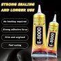 E8000 Adhesive Glue For Jewelry Pearls & Rhinestones - Waterproof Ideal For Diy Crystal Rings Earrings Hair Clips & Fabric Crafts