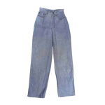 High Waisted Textured Pants - Xs s