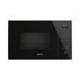 Smeg Built-in Microwave Linea Aesthetic – Black