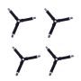 Set Of 4 Three-point Bedsheet Grippers