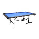 Fold-away Pool Table - Wood Top Wenge