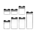 Air-tight Sealed Stackable Food Storage Containers Set - 7 Piece