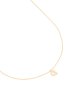 Goldair Gold Plated Brass Cubic Zirconia Pav Heart Necklace
