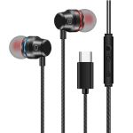 2 Pack Metal In-ear Wired Headphones With Type-c Plug Hifi Stereo