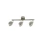 230VAC GU10 3WAY Stain Steel Satin Nickel Spot Light