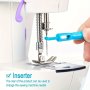 1PC Sewing Tool Elderly Threader Household Sewing Machine Automatic Threader Threader Needle Changer Plastic Quick Sewing Needle Threader