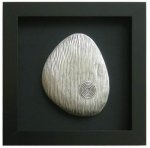 Abstract Resin Art In Shadow Box Display Case 500 X 500