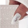 Bronzing Nail Stickers Angel Wings Star Moon Necklace Nail Decals Polished Sliver Golden Pattern Manicure Accessories