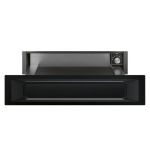 Smeg 15CM Victoria Aesthetic Built-in Reheat Drawer – Black Gloss