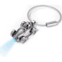 Racer Keyring With Blue LED Light