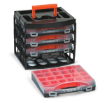 - 4 X Poly Organiser Including Storage Frame