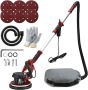 Red Electric Drywall Sander For Wall & Ceiling With Bag 6 Discs & Glove