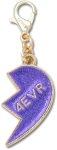 Purple Glitter Bff Charm Right Jibbitz - Multi Osfa