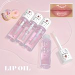 3 Color Glossy Lip Oil Set: Fade Lip Lines Create Glossy Makeup Lip Care Cosmetics - Adult Neutral Skin Liquid Texture Pink & Ye