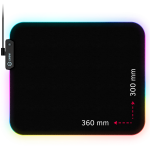 Lorgar Steller 913 Gaming Mouse Pad High-speed Surface Anti-slip Rubber Base Rgb Backlight USB Connection Wp Gameware Support Si
