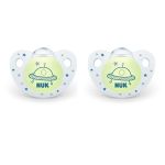 Silicone Night & Day Soother Boy 18-36 Months 2 Pack