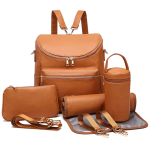 Mwooah Vittone 4PC Pu Leather Diaper Bag