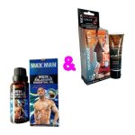 Pack Of 2 Men Enlargement Cream And Essential Oil