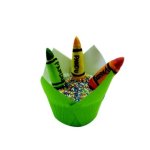 Fancy Flower Tulip Muffin Cup – Lime