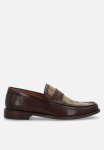 Polo Jacquard Monogram Penny Loafer - Brown