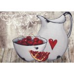Deco Print Cherry Heart Kitch