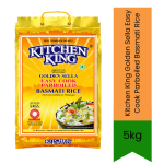 Golden Sella Easy Cook Parboiled Basmati Rice 5KG Firm Fluffy Non-sticky Grains Perfect For Sushi & Rice Pudding South Africa In
