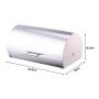 Roll Top Bread Bin Stainless Steel W35.8 X D25 X H16.5CM