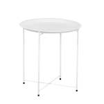 Lifespace Quality Round Patio Side End Table - White