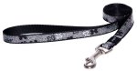 Rogz Lapz 16MM Medium Trendy Fixed Long Dog Lead Different Colours - Black