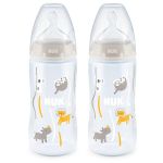 Nuk 6-18 Months Temperature Control Bottle 300ML - 2 Pack