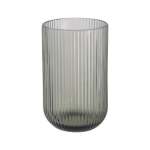 Ribbed Grey Glass Hi-ball