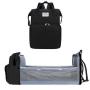 4AKID Portable Foldable Baby Bed Backpack Bag - Black