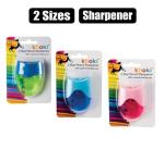 - 2 Size Pencil Sharpener With Case - Green