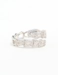 Silver Cubic Zirconia Point Wrap Ring - M l