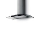 Elba elica 90CM Extractor Hood Black Glass Stainless Steel 10 IRIS90