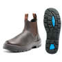 Steel Blue Hobart Chelsea Steel Boots - Brown - UK 10