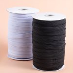 1PC 3MM 6MM 10MM Flat Elastic Bands Black White Nylon Rubber Waist Band For Pregnant Baby Diy Sewing Garment Applique Bags Acces