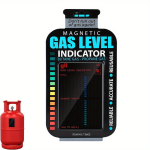 1PC Magnetic Gas Level Indicator Reusable Propane Tank Level Indicator Fuel Level Sensor Card For Propane Tank Propane Gauge Lev
