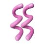 2 Piece Portable Strength Training Running Weight Bracelet Stick - Pink