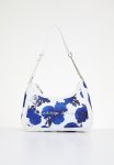 Sissy Boy Rose Print Shoulder Bag-cobalt Blue white