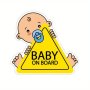 1PC Keep Your Baby Safe On The Road Car Decal