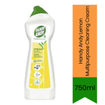 Handy Andy Lemon Multipurpose Cleaning Cream 750ML - Premium Pure Surface Cleaner Liquid For Kitchen & Bathroom Removes Tough Di