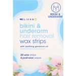 Clicks Bikini Wax Strips 20 Strips