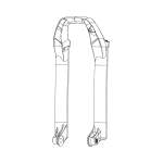Rockshox Lower Leg Pike B3 Gloss Black