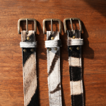 Zebra Hide Belt - 44