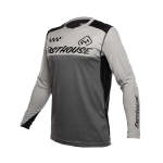 - Youth Alloy Block Ls Jersey- Silver charcoal - Youth Large